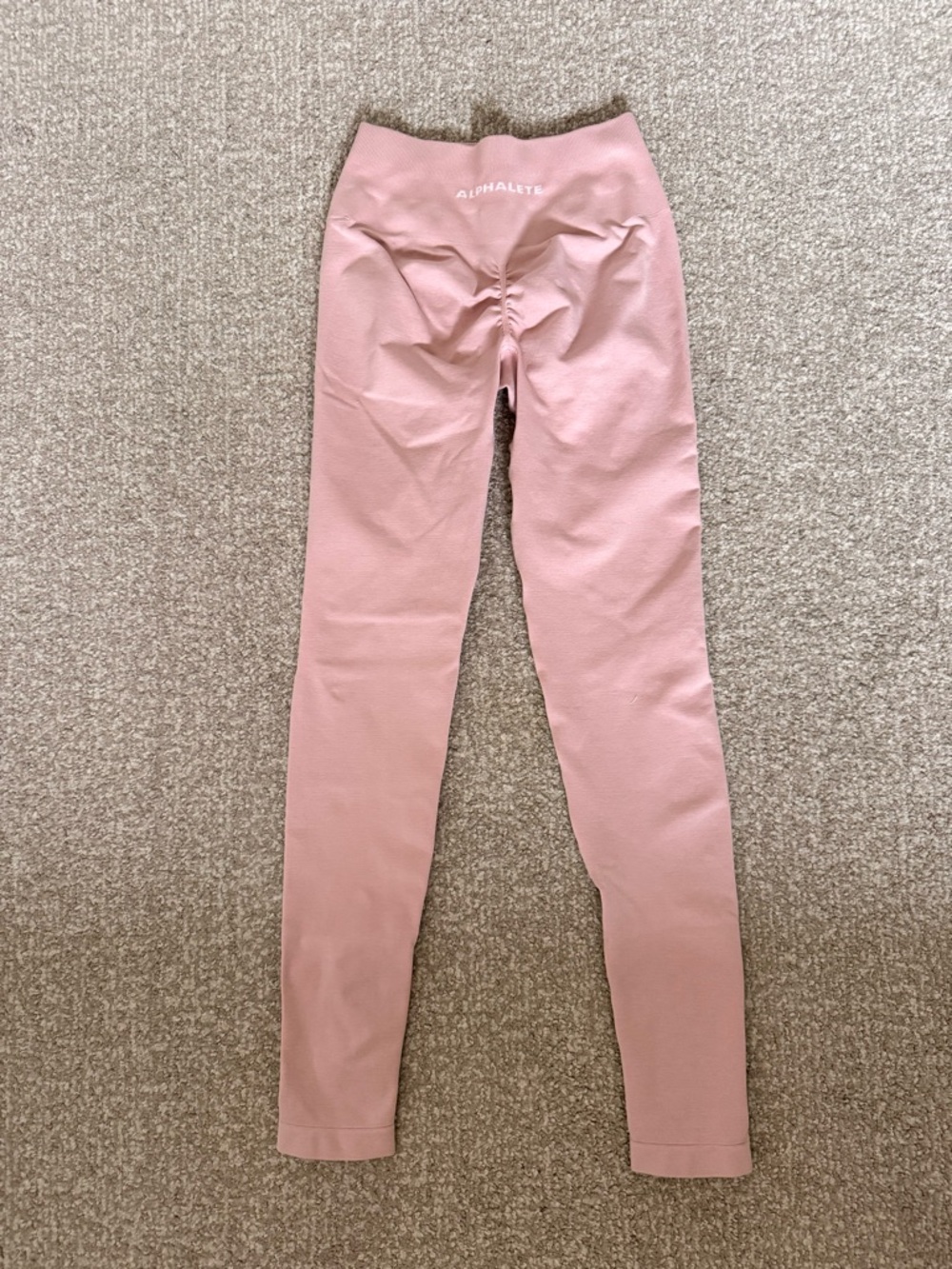 Alphalete Amplify Rose Pink High-Waist Seamless Leggings